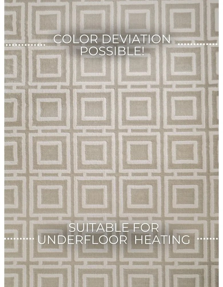 Covor crem 120x170 cm Perles Howlite – Elle Decoration