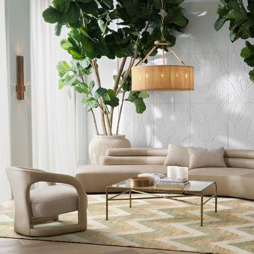 Fotoliu design LUX tapitat Voletta