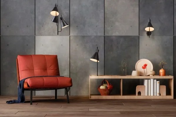 Osram - Aplică LED de perete DECOR TOKIO LED/5W/230V neagră