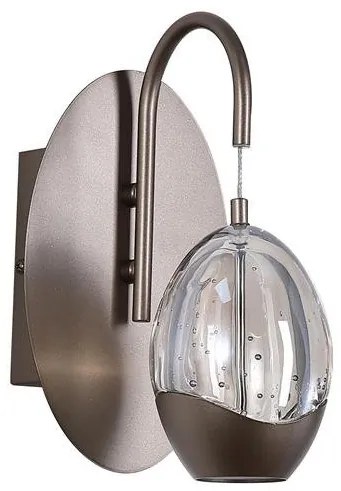 Aplica LED decorativa metal latte sticla sampanie Seeds