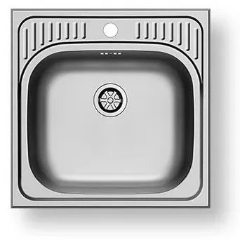 Chiuvetă de bucătărie Pyramis 105061001 ET34 48x48 cm satin