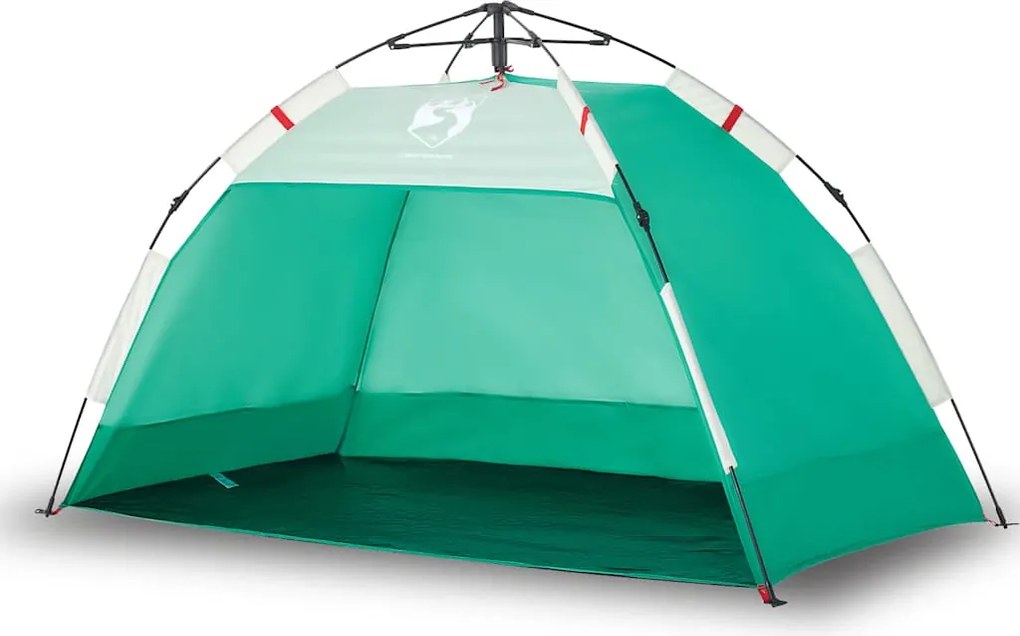 vidaXL Cort camping 2 persoane verde marin impermeabil setare rapidă