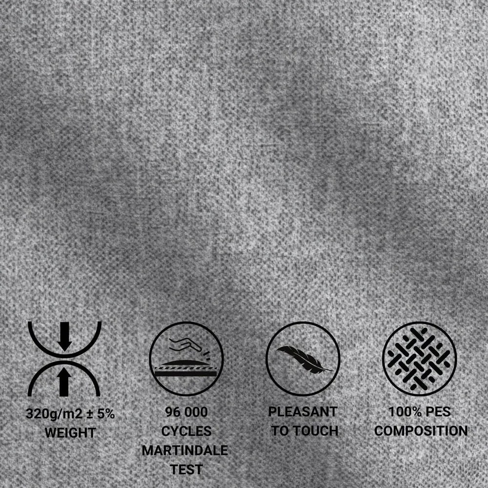 Pat boxspring gri cu spațiu de depozitare 160x200 cm Monpelli – Maison de Rêve