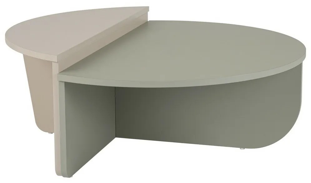 Măsuță de cafea Orion Green and Stone