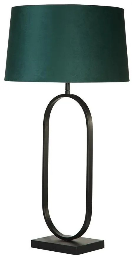 Veioza/Lampa de masa decorativa Modish negru/verde