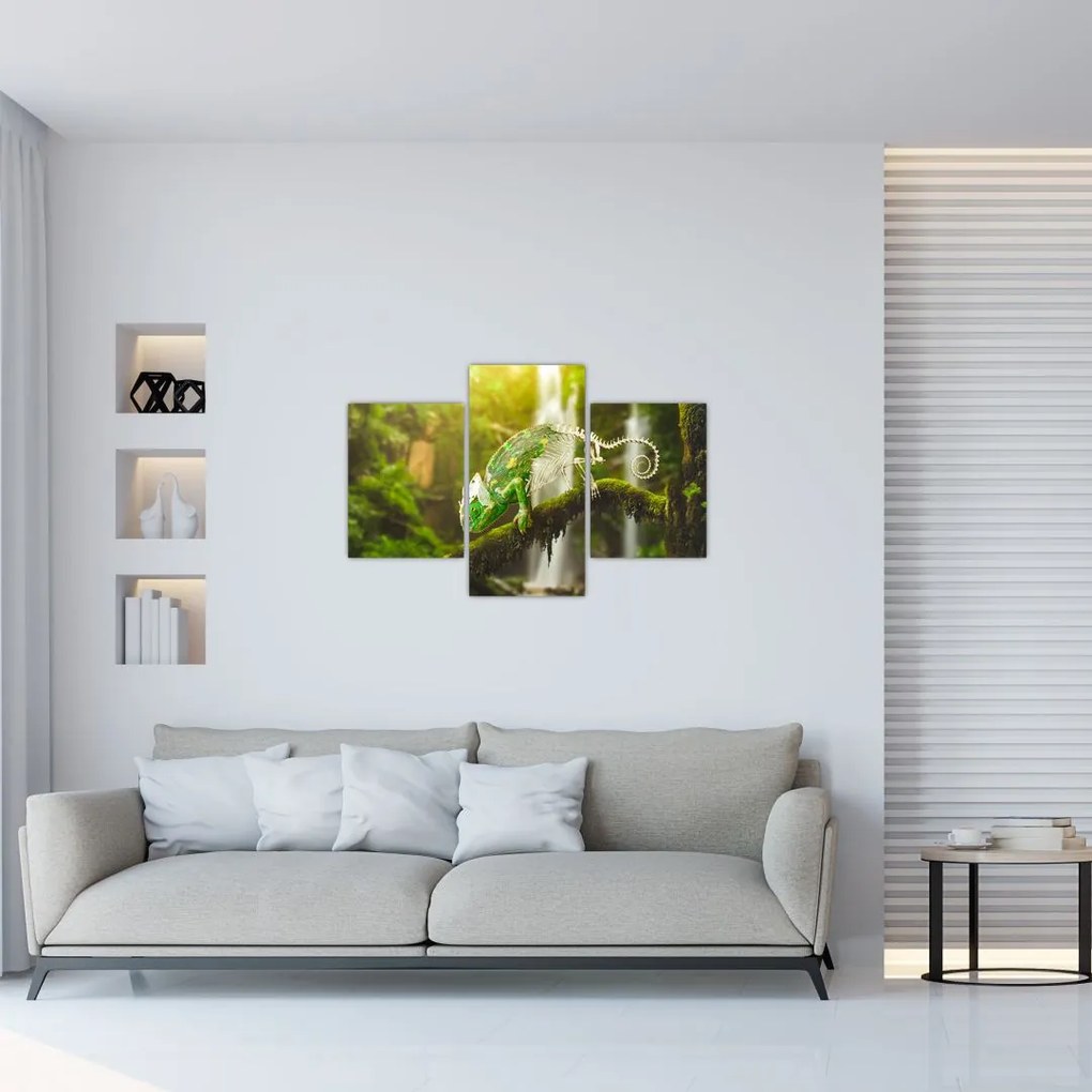 Tablou cu șopârlă (90x60 cm)