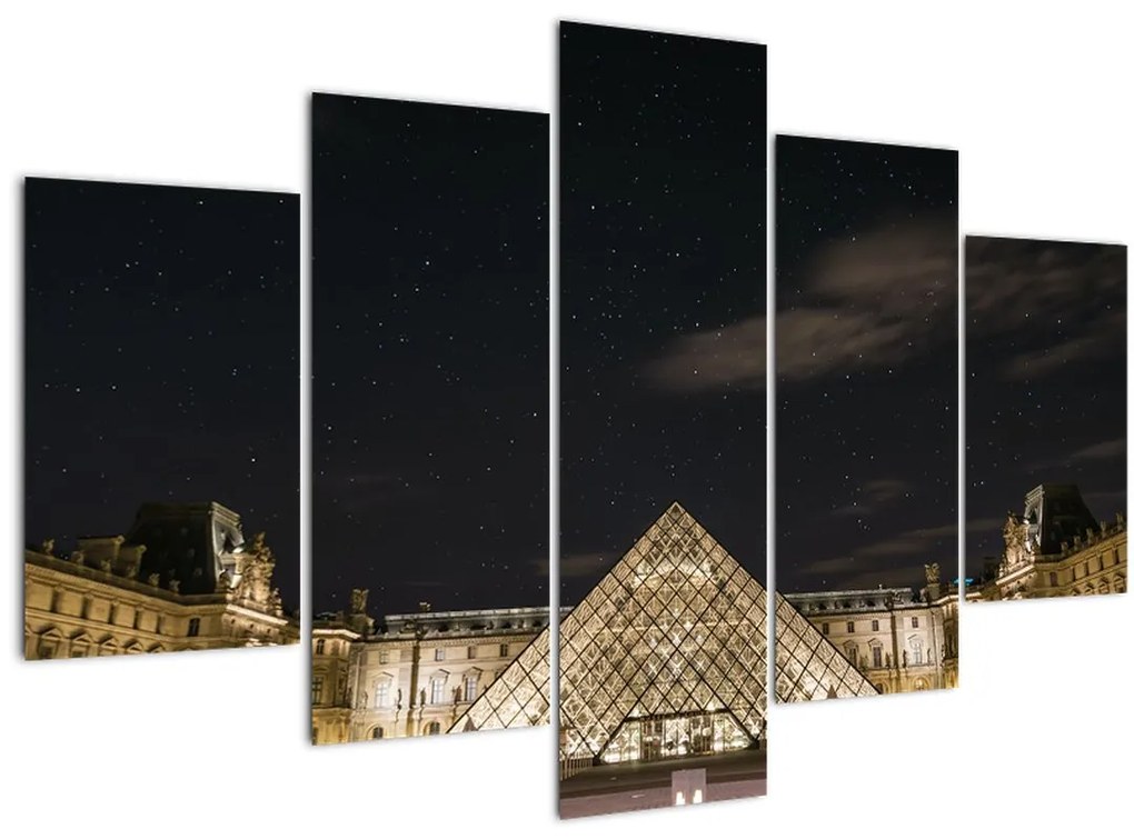 Tablou - Louvre nocturn (150x105 cm)