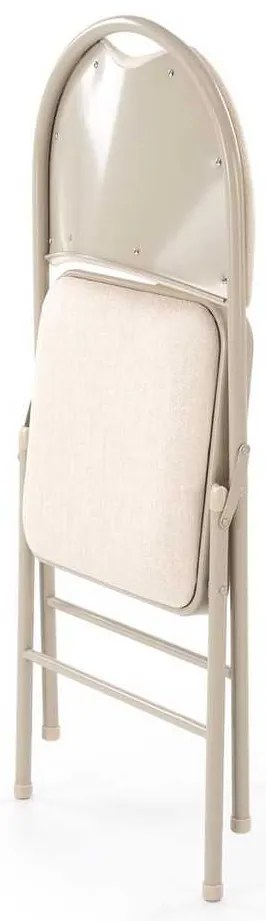 Scaun pliabil Dover, crem / bej