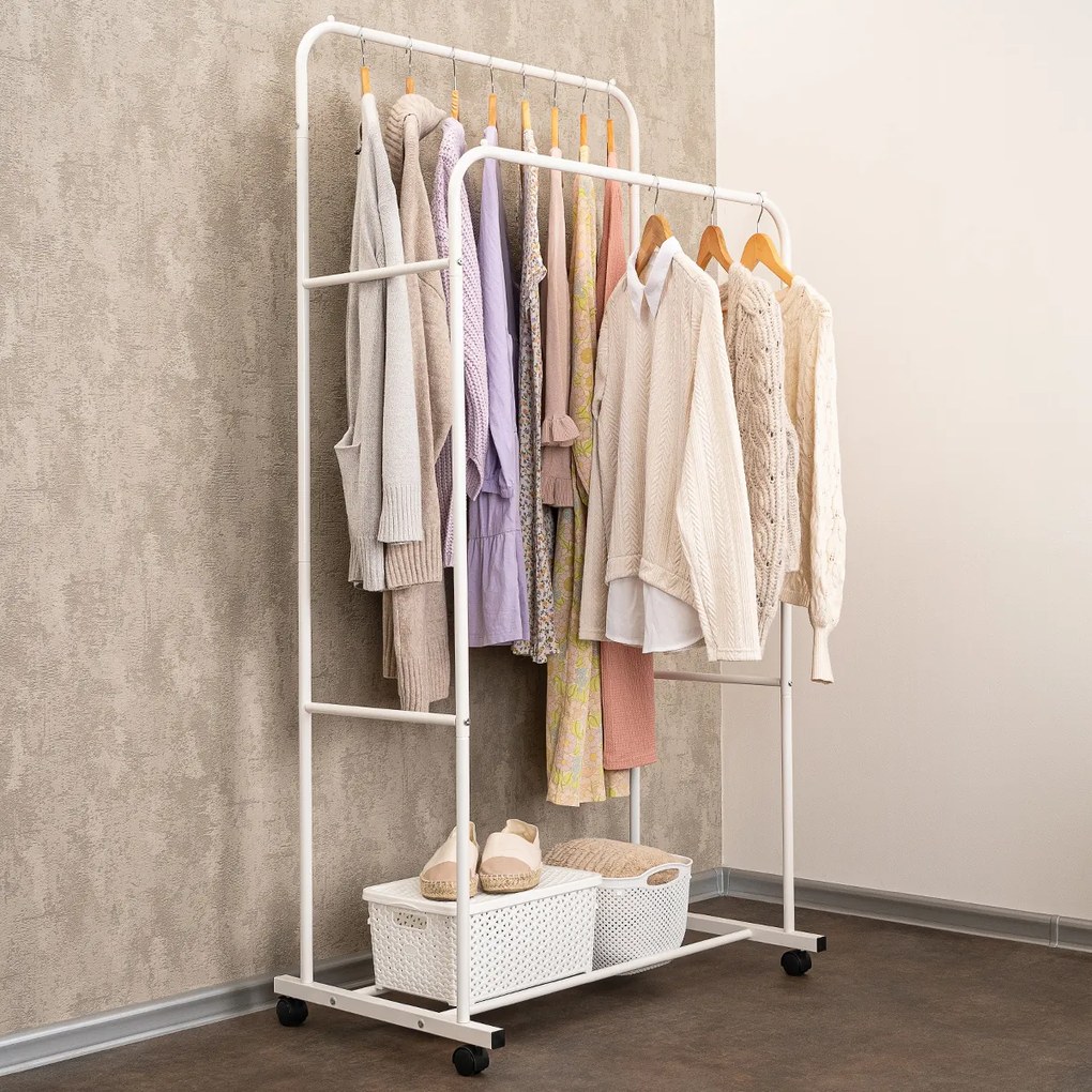 Suport haine pe roți 4Home Garment