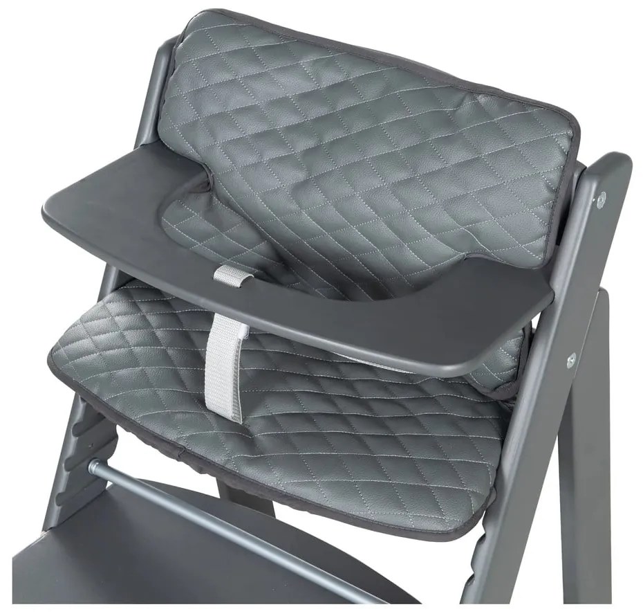 Pernă de scaun pentru copii gri Luxe – Roba