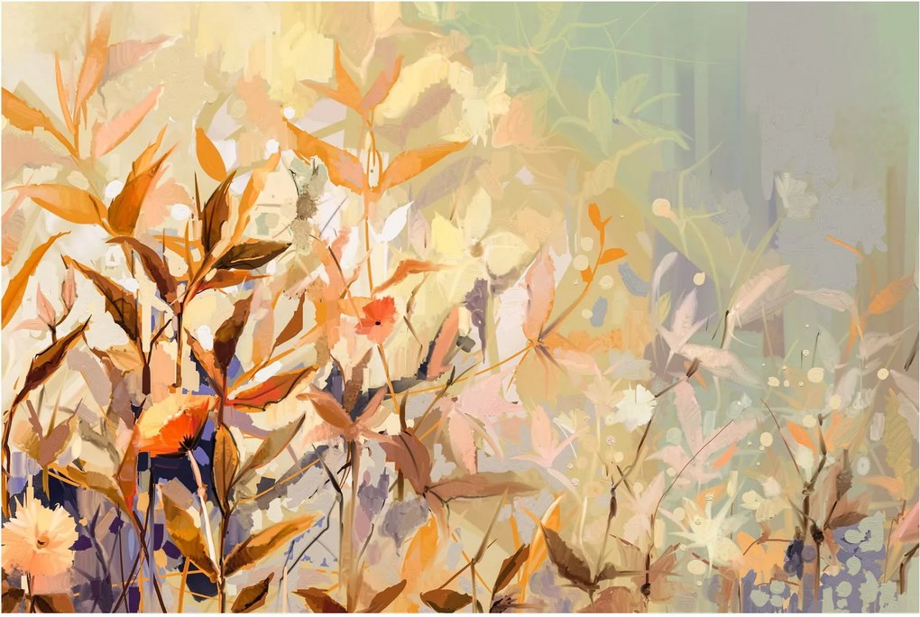 Tablou - Plante pictate (90x60 cm)