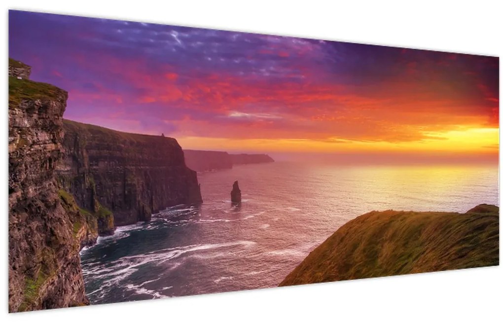 Tablou - Stâncile din Moher (120x50 cm)