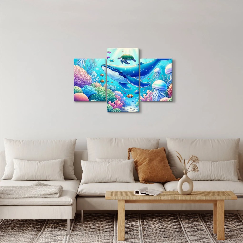 Tablou – Lume subacvatică (90x60 cm)