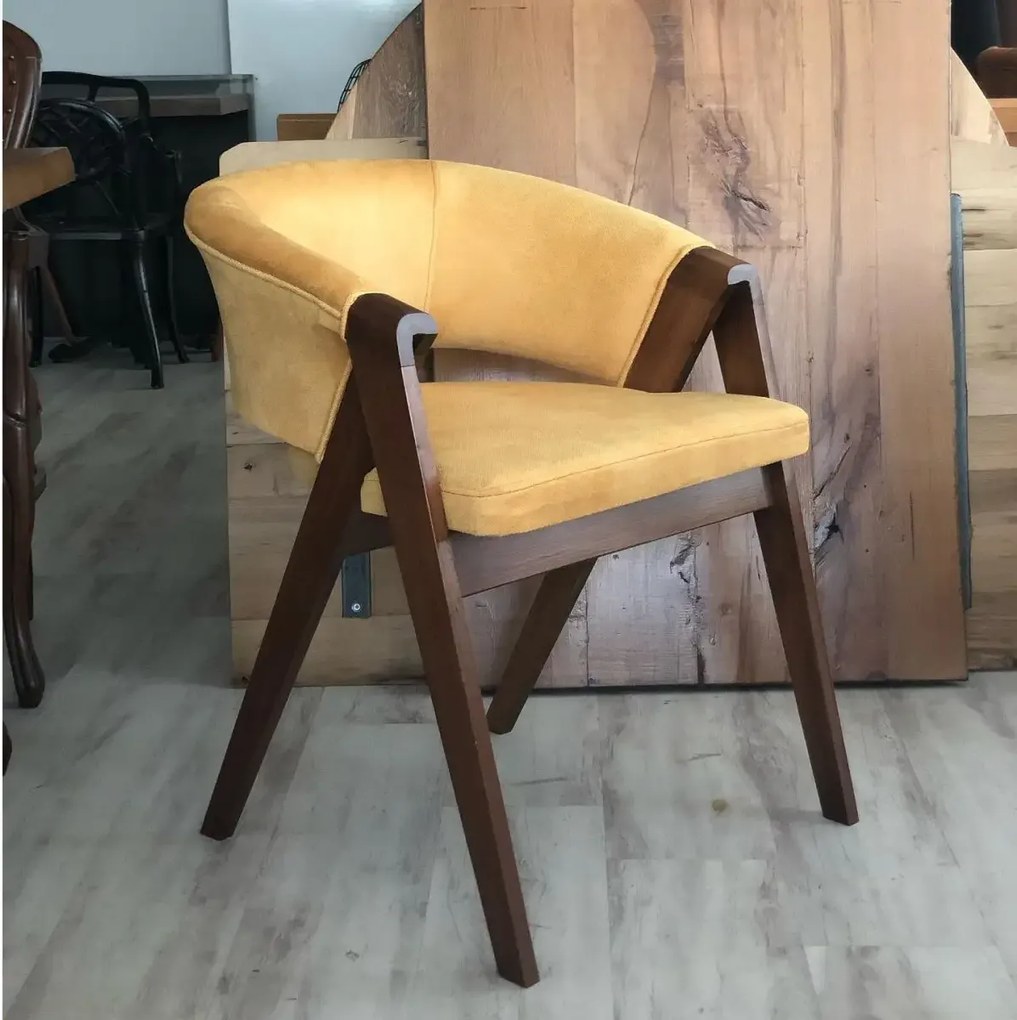 Scaun living tapitat,fag,Seria Special AST-650,Homs,60012,albastru