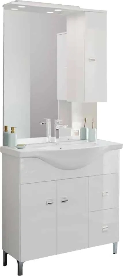 Set lemn masiv Mobilier Baie Luna 85cm Model D2
