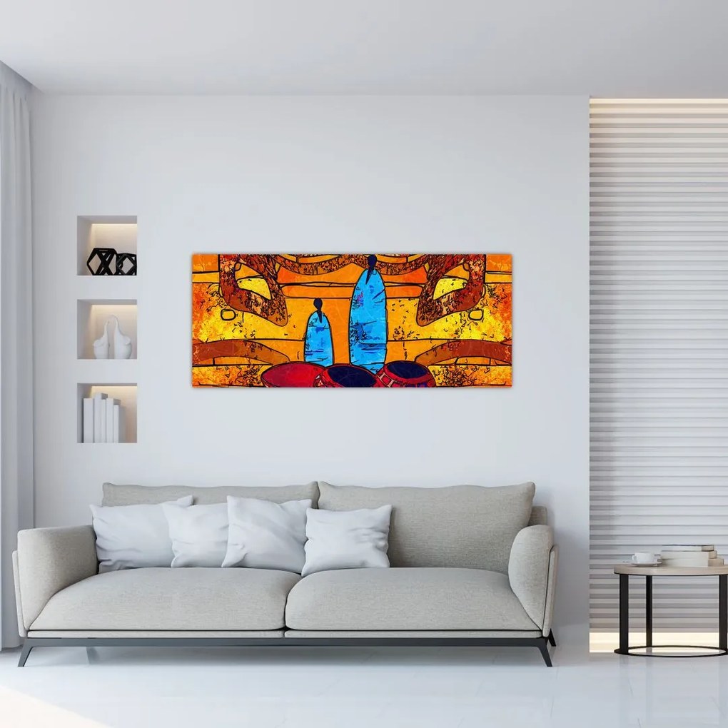 Tablou - Pictură străveche (120x50 cm)