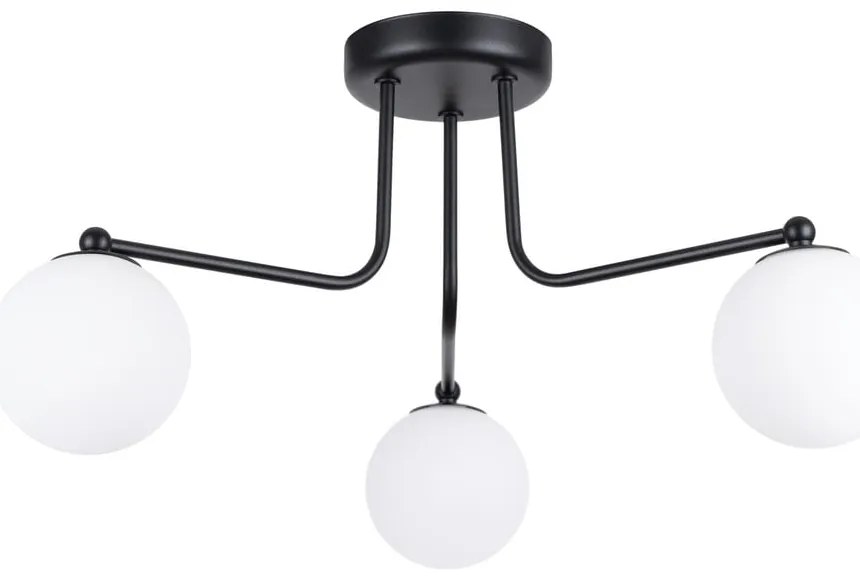 Plafonieră neagră-albă Beam – Sollux