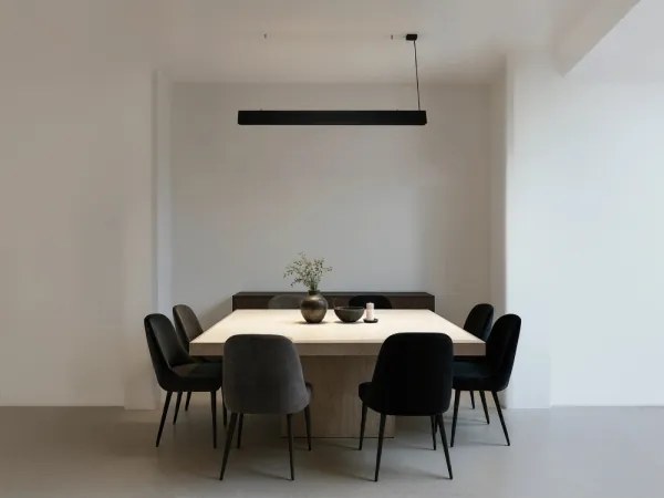 Pendul LED pe cablu, 55W, 230V, 3000/4000/6500K, 120 cm, negru