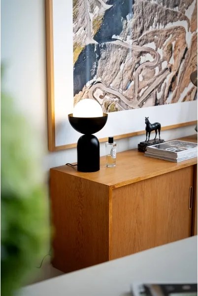 Osram - Lampă de masă DECOR BOWL 1xE14/25W/230V neagră