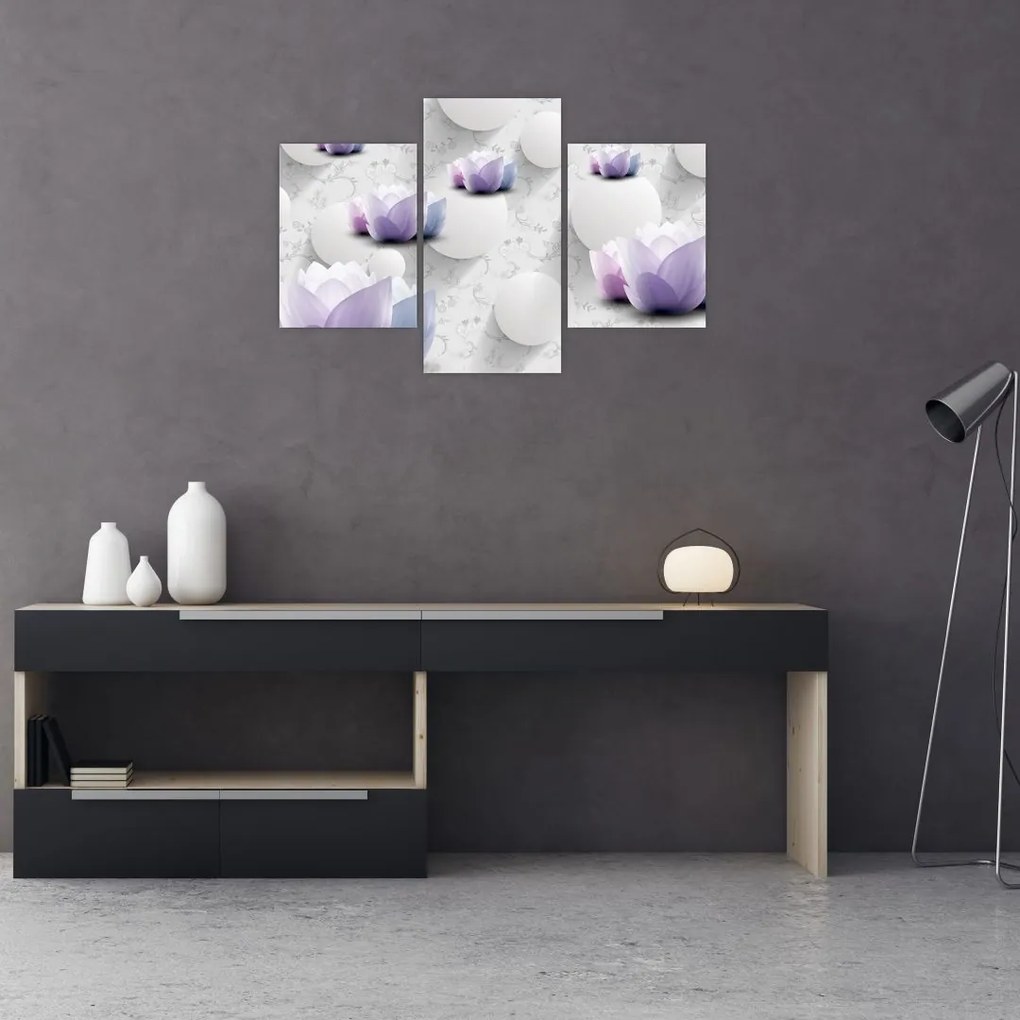 Tablou cu flori (90x60 cm)