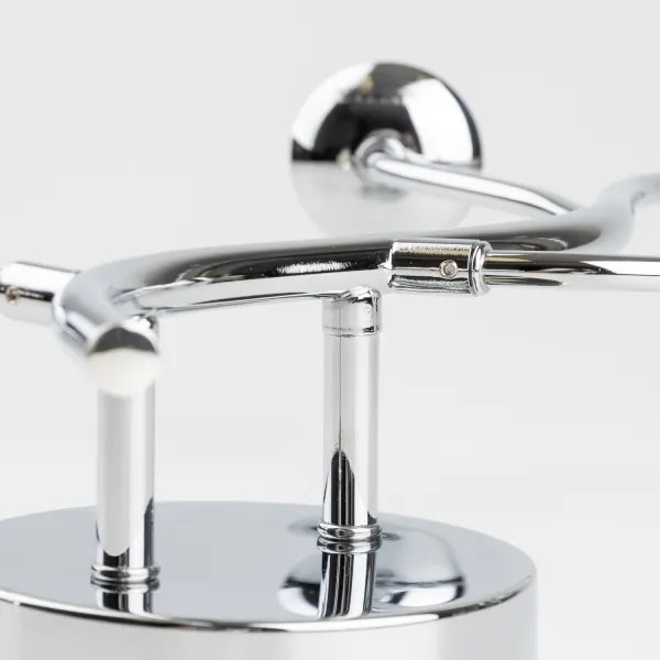 Brilagi - Aplica LED de perete MISTEL 3xG9/3W/230V negru cromat/sticlă fumurie