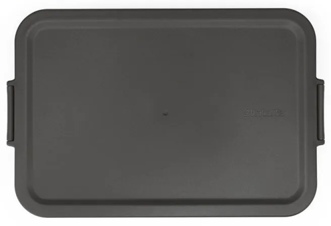 Cutie pentru alimente Brabantia Make&Take 1006290, 2 L, Cu separatoare, Inchidere etansa, Fara BPA, Gri inchis