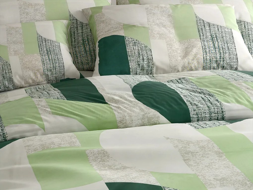 Lenjerie de pat din microfibra GREVERA verde Dimensiune lenjerie de pat: 70 x 80 cm | 140 x 200 cm