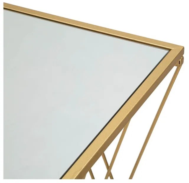 Masă consolă aurie 40x120 cm Easy – Mauro Ferretti