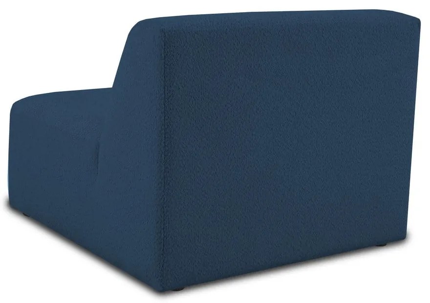 Modul pentru canapea albastru închis cu tapițerie din stofă bouclé (de mijloc) Roxy – Scandic