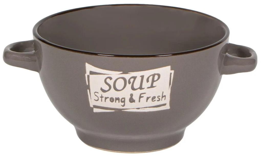 Castron din ceramica pentru supa,650 ml