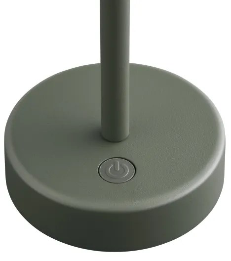 Nordlux - Lampă de birou LED încărcabilă dimabilă ELLEN LED/2,8W/3,7V IP44 verde