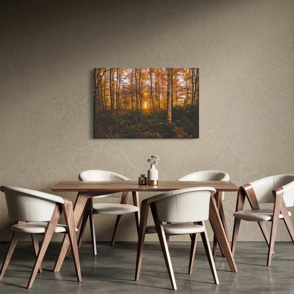 Tablou - Pădurea toamna (90x60 cm)
