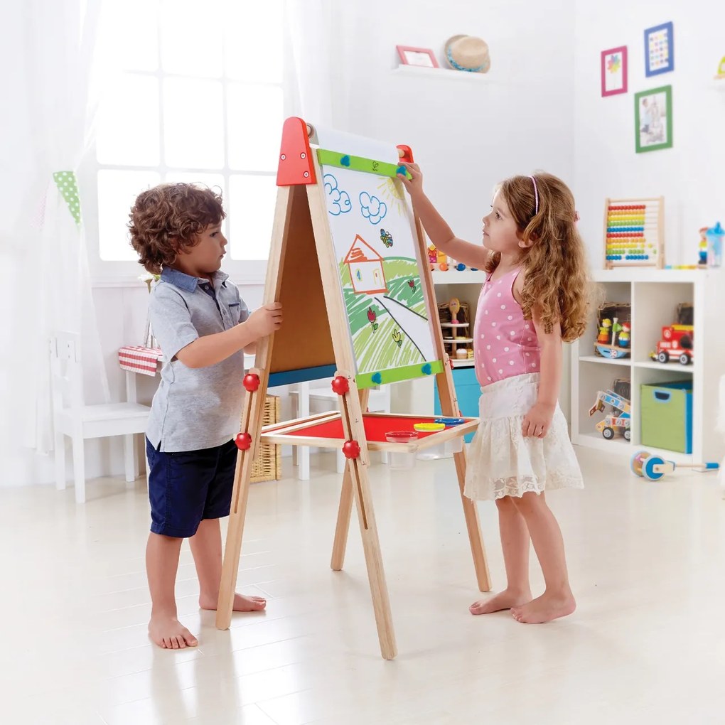 Tabla magnetica dubla cu set creatie