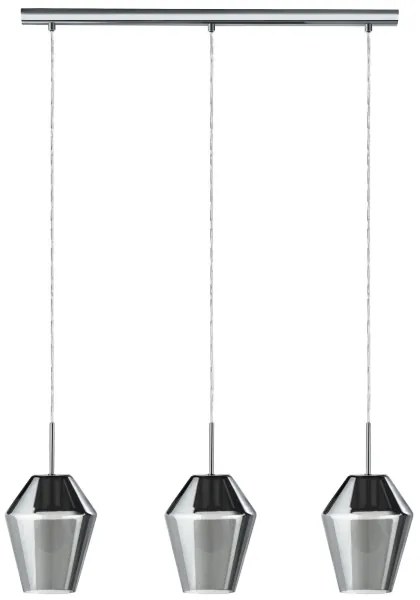 Eglo 96774 - Lustră suspendată pe cablu MURMILLO 3xE27/28W/230V