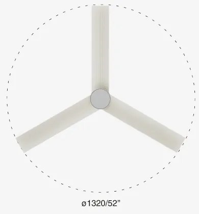 Ventilator LED dimabil FARO 34290-1TW CRUISER LED/20W/230V 2700/4000/6500K + telecomandă