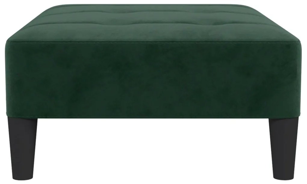 Taburet, verde inchis, 78x56x32 cm, catifea Verde inchis