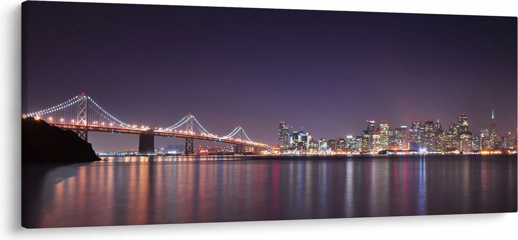 Tablou cu privirea spre San Francisco, California (120x50 cm)