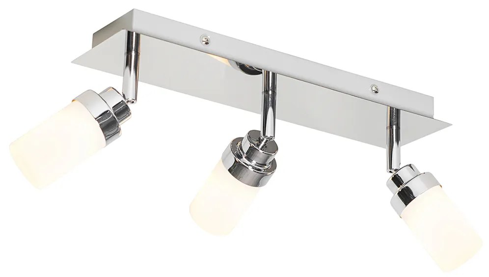 Spotlight modern pentru baie din oțel cu 3 lumini IP44 - Japie