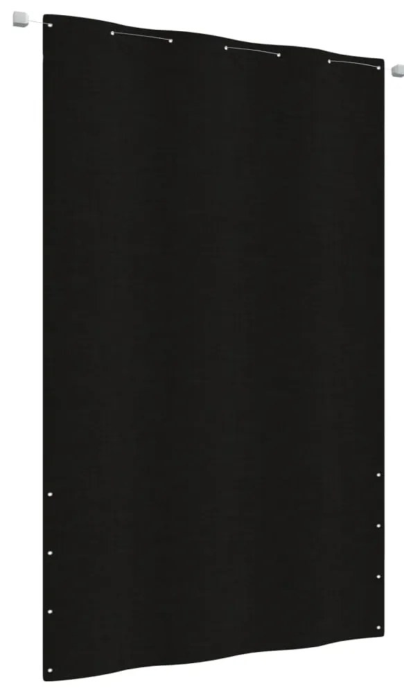 vidaXL Paravan de balcon,negru, 140 x 240 cm, țesătură oxford