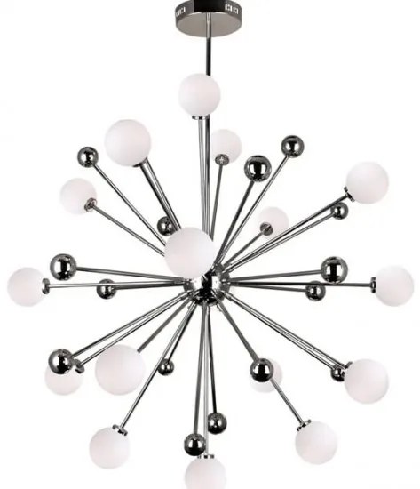 Lustra Roana Argintiu,12 led G4
