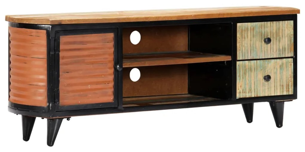 247921 vidaXL Comodă TV, 120 x 30 x 45 cm, lemn masiv reciclat