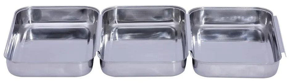 Set pentru șnițele argintiu din oțel inoxidabil – Maximex