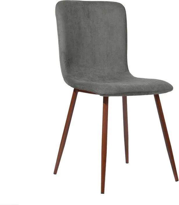 Set de 4 scaune Ahmad, gri, 87 x 54 cm