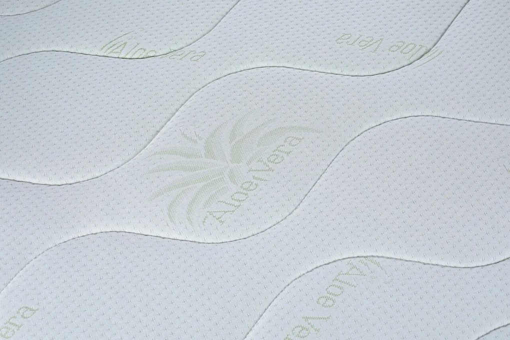 Saltea Aloe Vera 14+2 Memory, husa cu fibre de bambus cu efect, Super Ortopedica, Aerisire 3D Free Air 160x200 cm