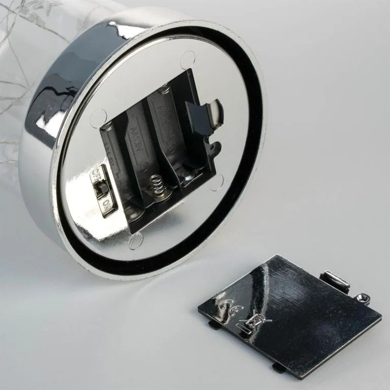 Set de domuri luminoase de Crăciun 20 LED, alb cald, 2 buc