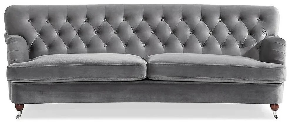 Canapea Bloomington A115Numărul de locuri: 3, 210x98x78cm, 76 kg, Tapiterie, Picioare: Metal, Lemn, Role