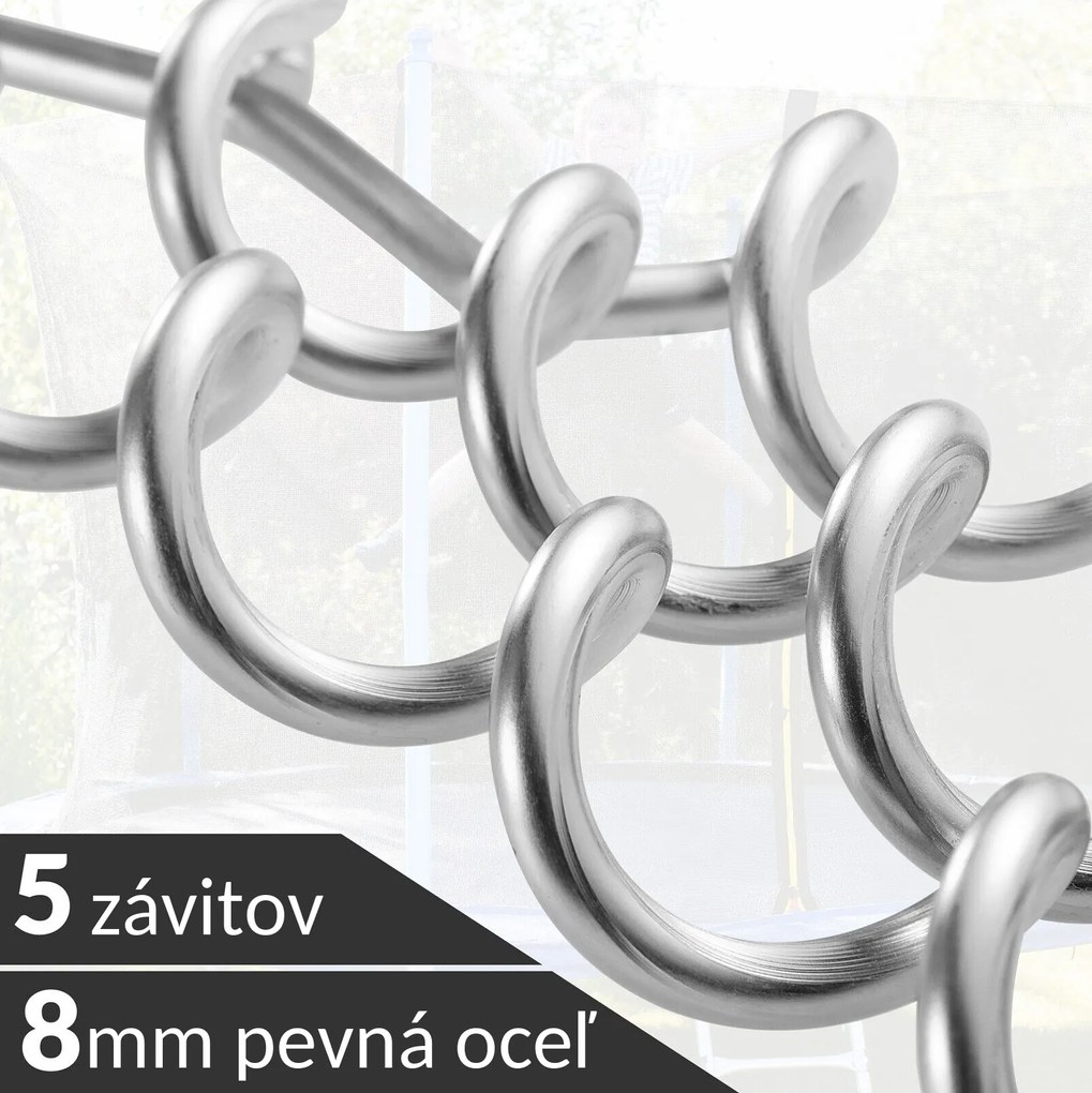 Set de ancore pentru sol, 4 bucăți, 42,5x8,5cm, argintiu Monzana