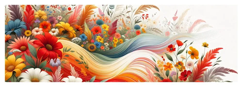 Tablou dansul florilor