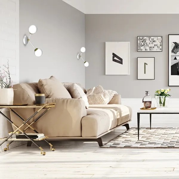 Aplică JOY 2xE14/40W/230V albă/aurie