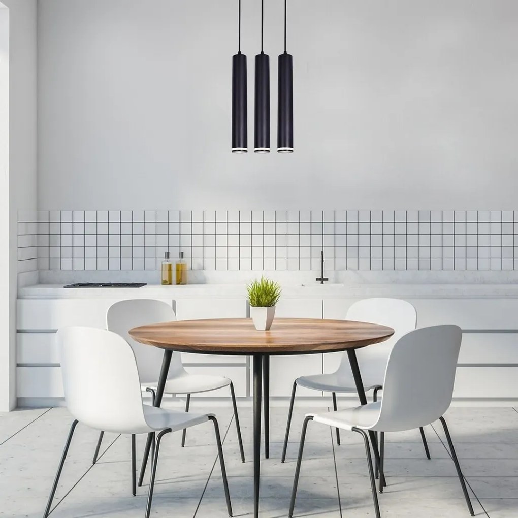 Lustra cu 3 pendule design modern Senobia